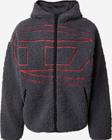 Veste de survêtement 'S-ZAT' DIESEL en gris : devant