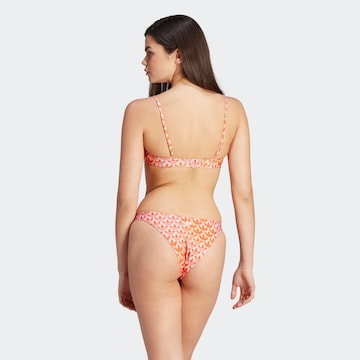 ADIDAS ORIGINALS Balconette Bikini Top 'Monogram' in Orange
