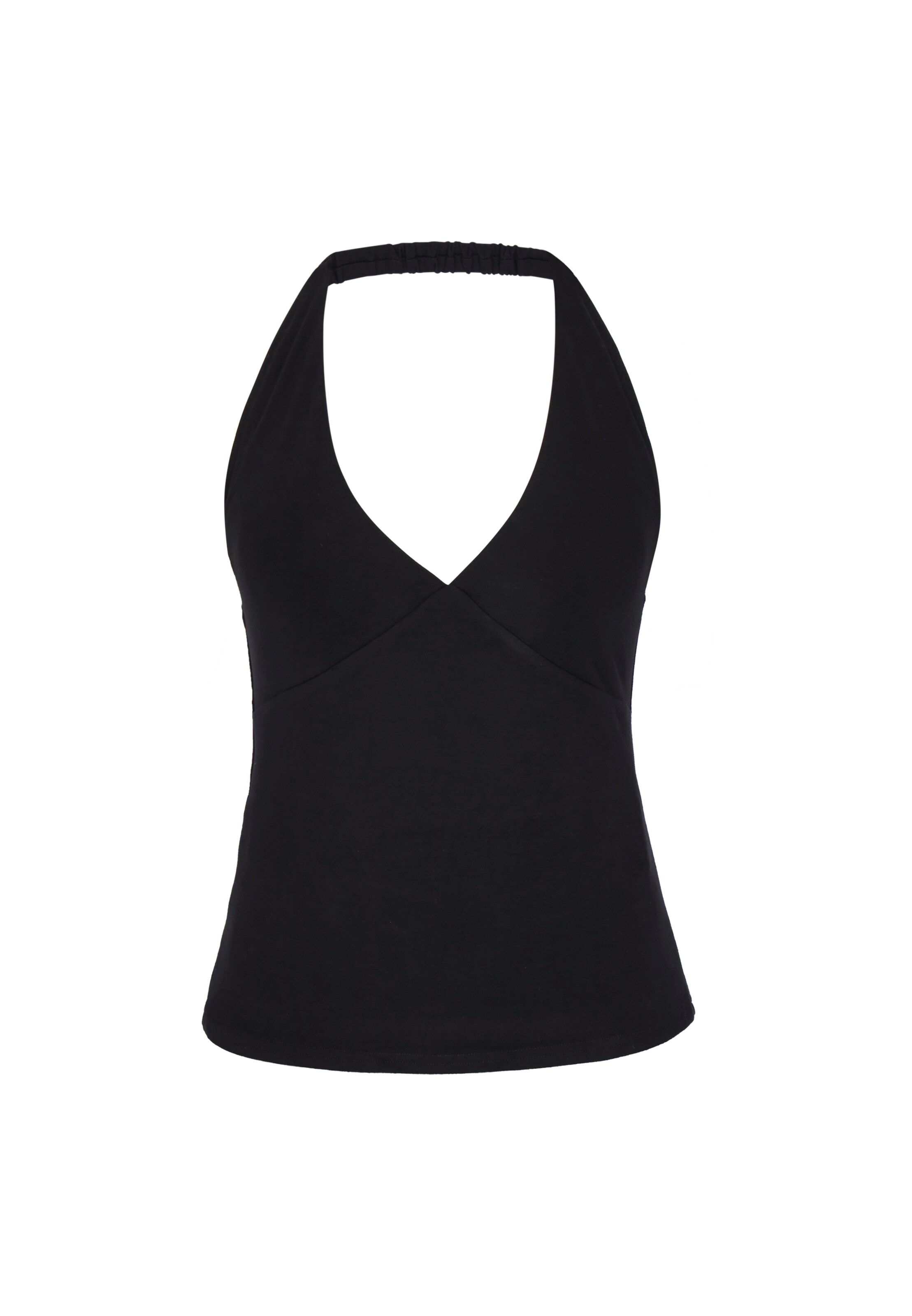 faina Top 'Festive' in Zwart: voorkant