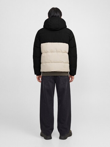 JACK & JONES Winter Jacket 'JJEBECKS' in Beige