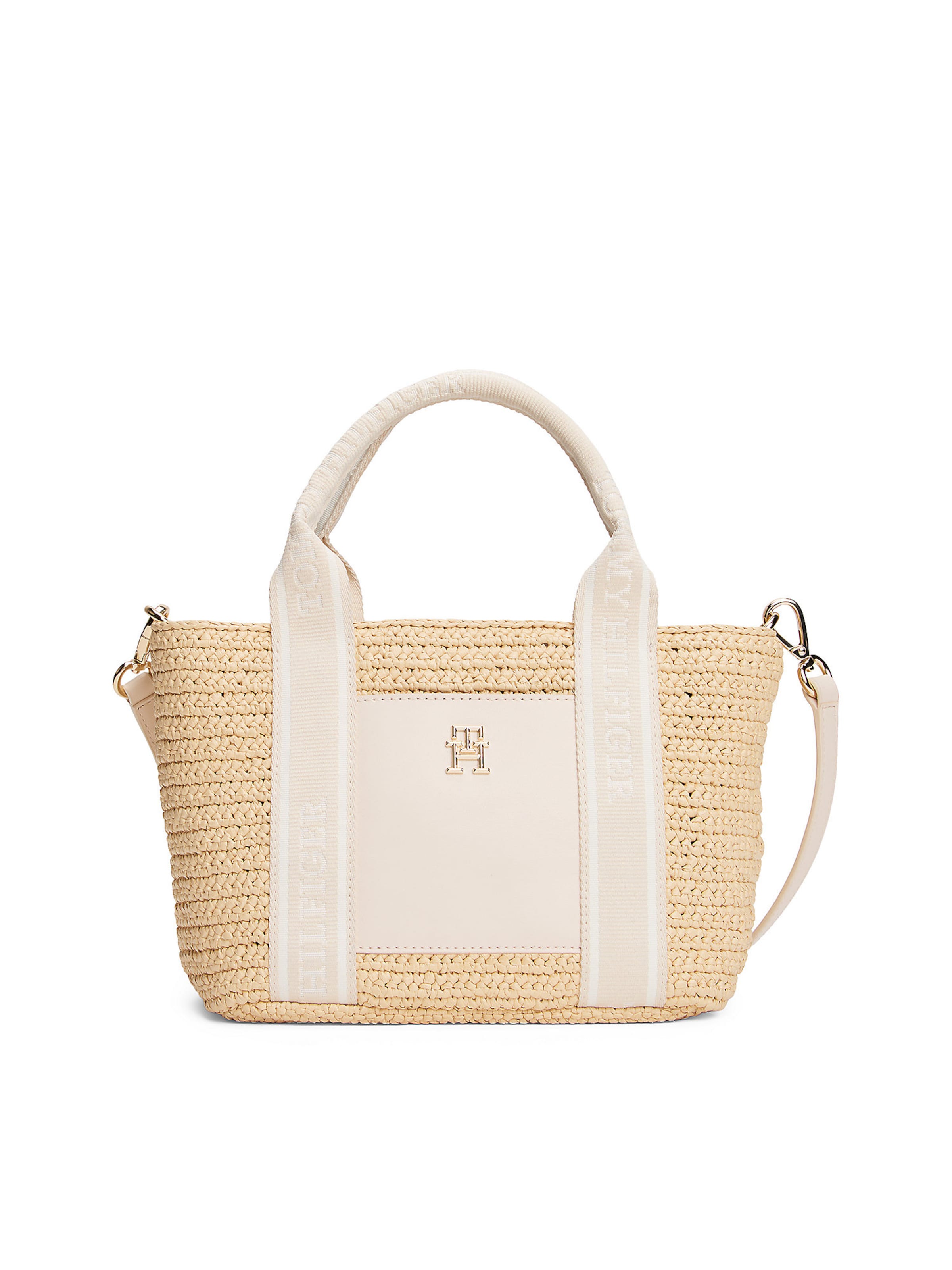 TOMMY HILFIGER Handtasche in Beige: Vorderseite