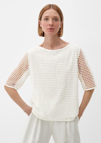 s.Oliver BLACK LABEL Blouse in Beige: voorkant