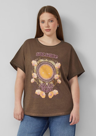 QS Shirt in Brown: front