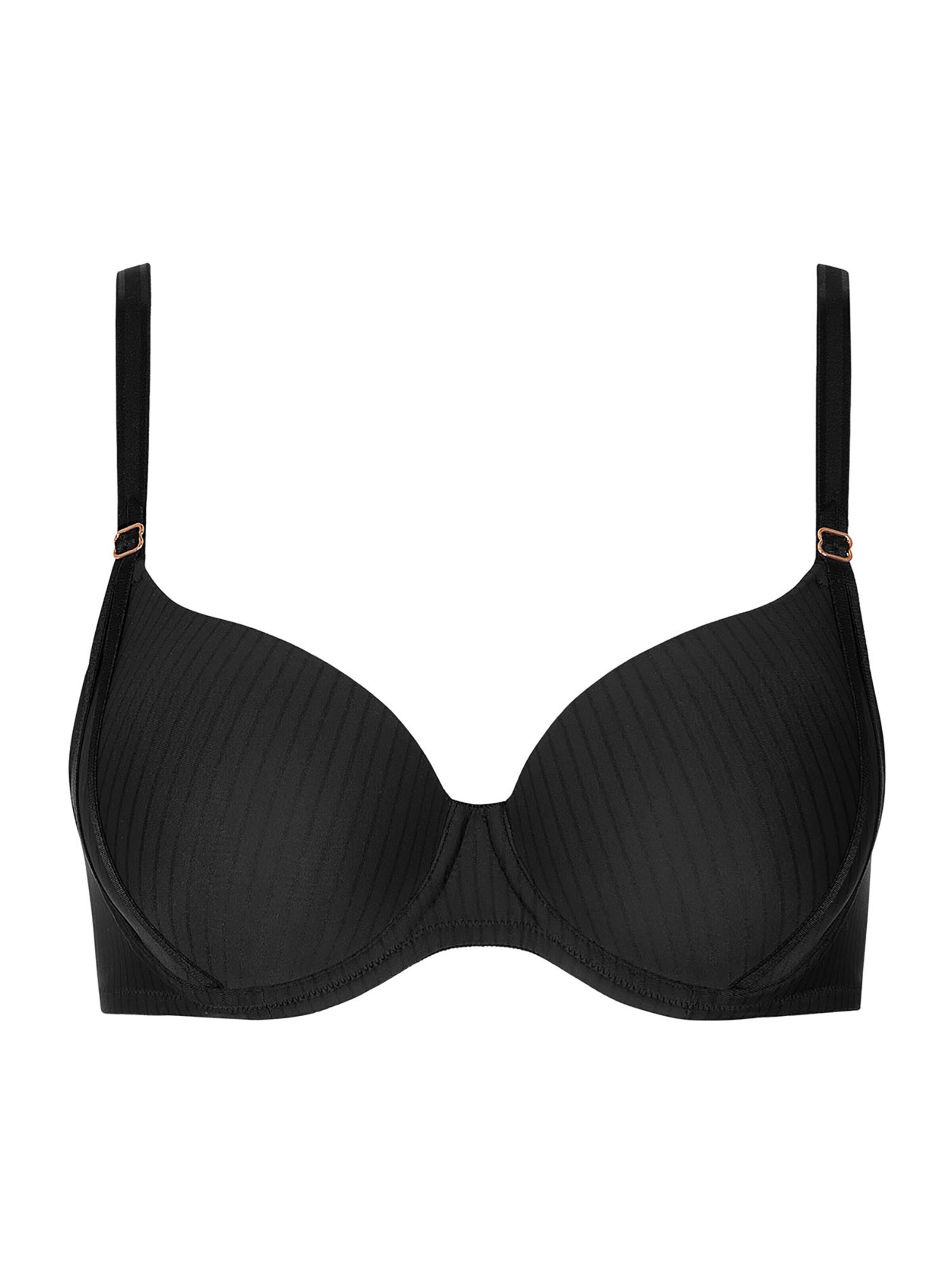 Lisca T-Shirt BH 'Laura'‌‌‌‌‌‌ in Schwarz: Vorderseite