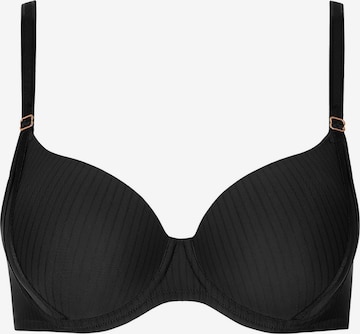 Lisca T-Shirt BH 'Laura' in Schwarz: Vorderseite