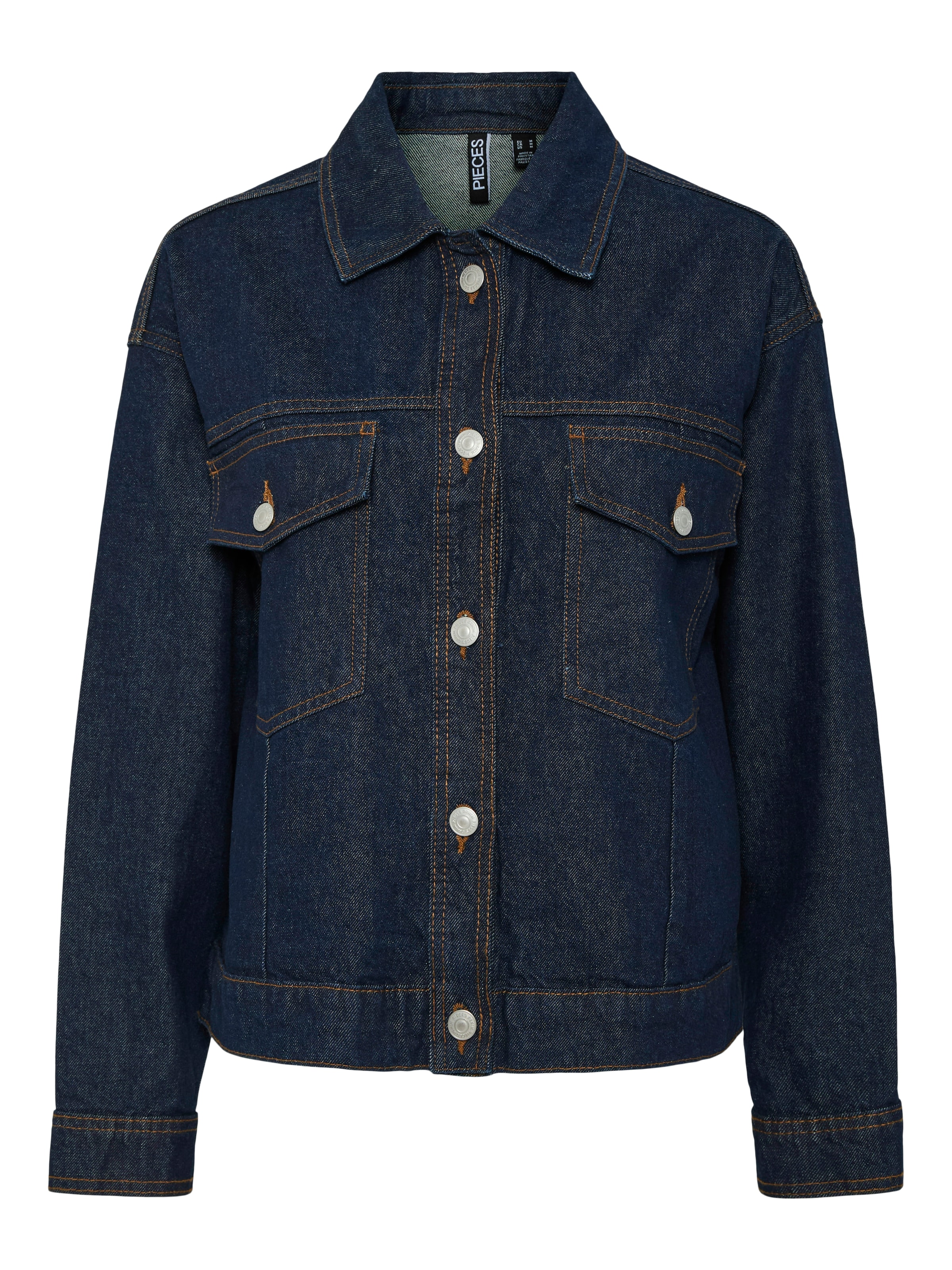 PIECES Overgangsjakke 'PCElma' i blå: forside