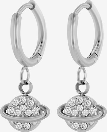 Akzent Earrings 'Zion, langlebig' in Silver: front