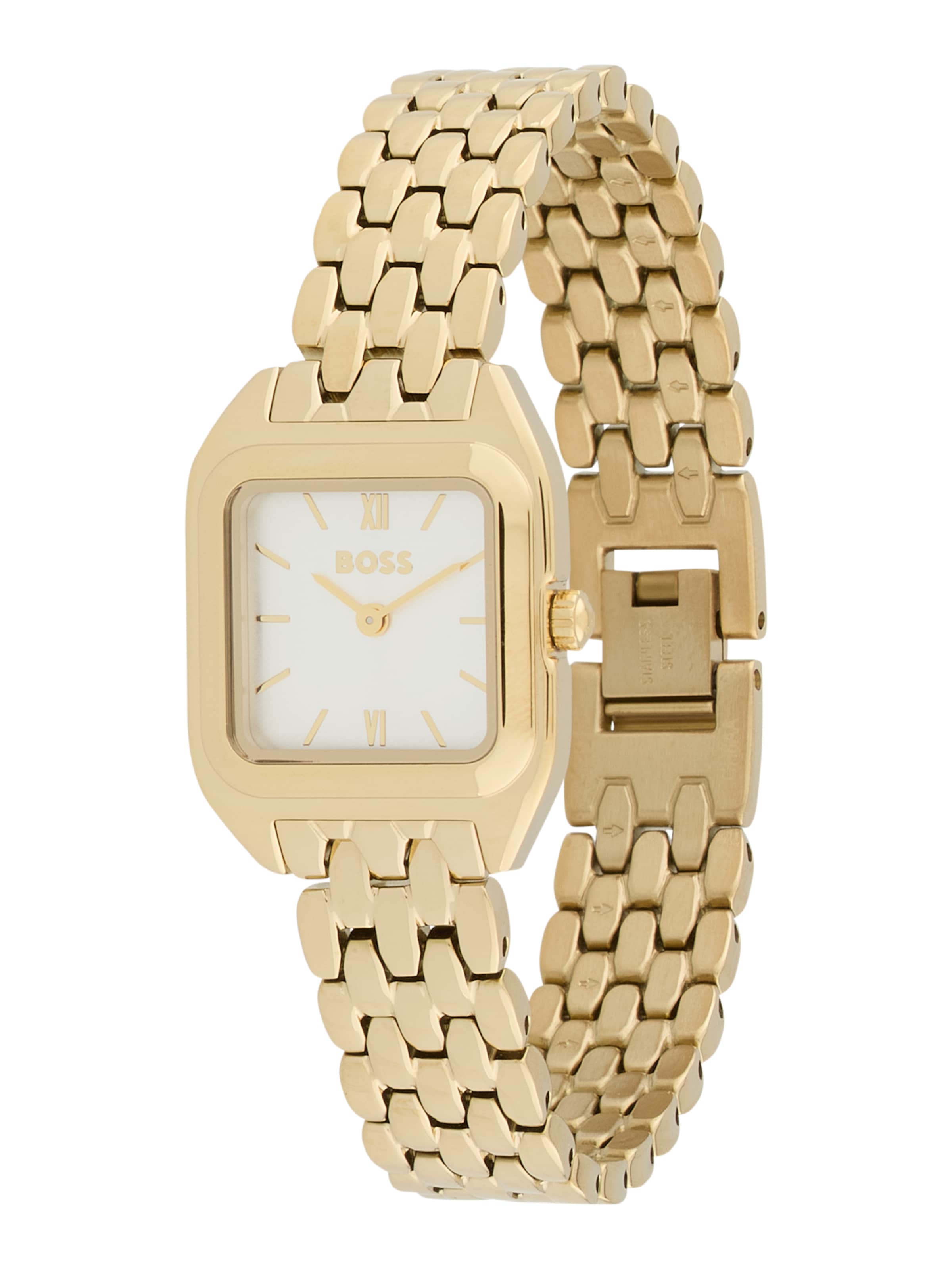 Montre à affichage analogique 'Mae Petite' BOSS en or : devant