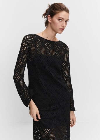 Rochie 'Sandra' de la MANGO pe negru