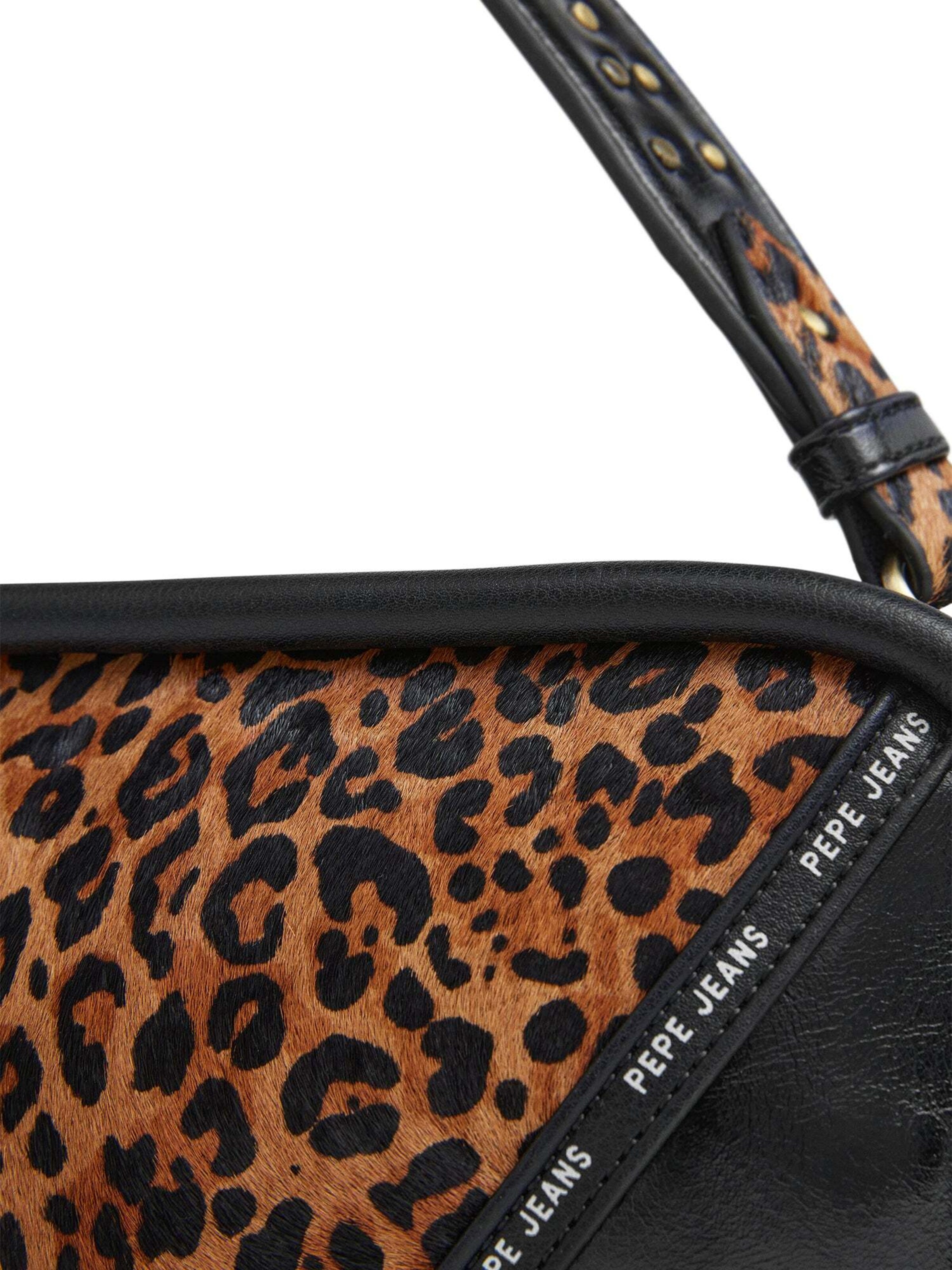 Pepe Jeans Handtas 'KEYRA LEO' in Zwart