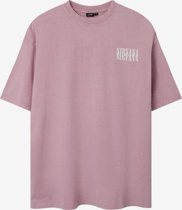 T-shirt 'Nirvana' LMTD en rose : devant