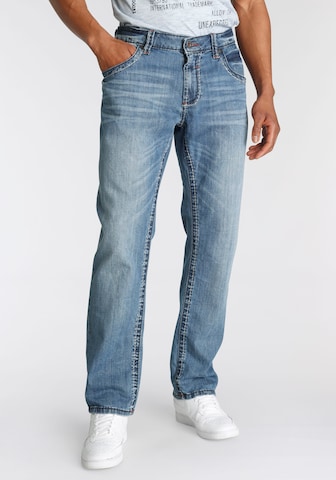 CAMP DAVID Regular Jeans in Blue: front