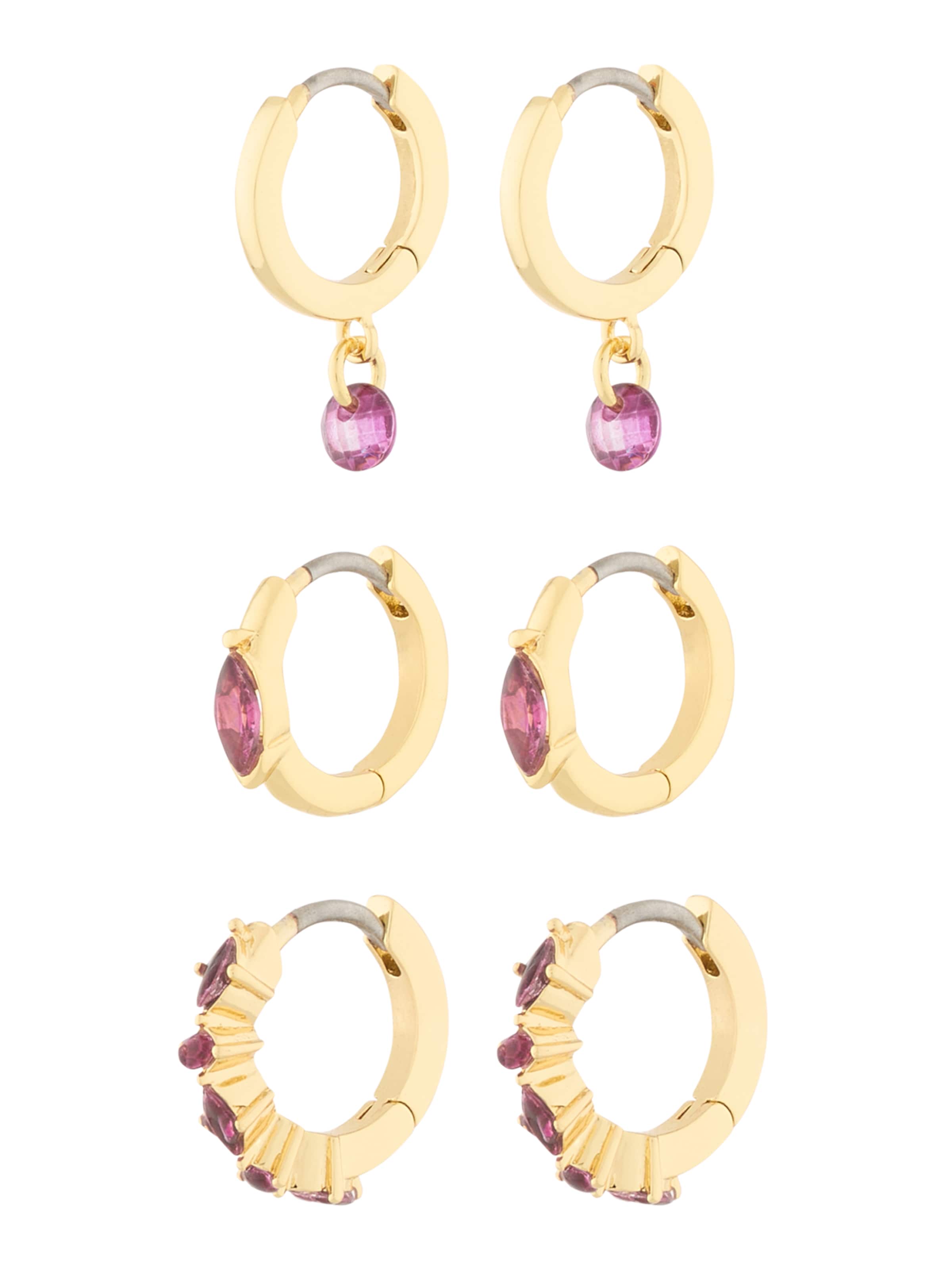 Cercei de la & Other Stories pe auriu: față