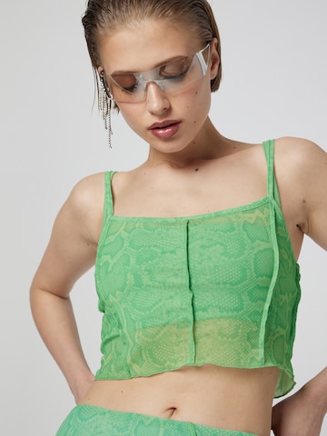 VIERVIER Top 'Malena' in Green