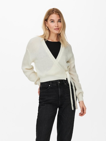 Cardigan 'BREDA' ONLY en blanc : devant