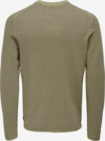 Only & Sons - Pullover 'NIGUEL' em bege