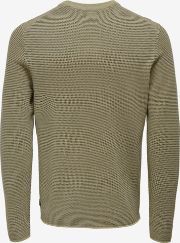Only & Sons Pullover 'NIGUEL' in Beige