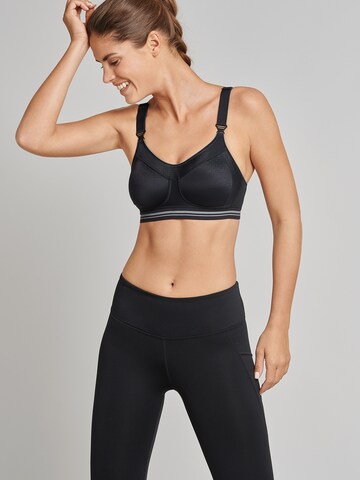 SCHIESSER Minimiser Bra 'High Impact' in Black