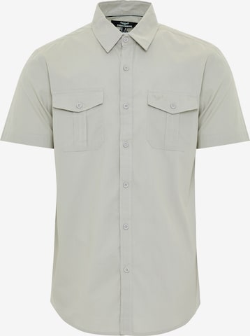 Threadbare Button Up Shirt 'Furore' in Grey: front