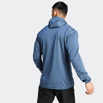 ADIDAS TERREX Funktionele fleece-jas 'Xperior' in Blauw