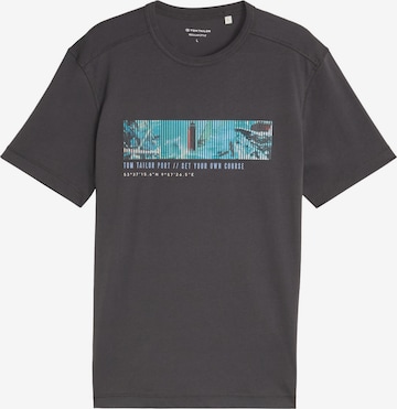 T-Shirt TOM TAILOR en gris : devant