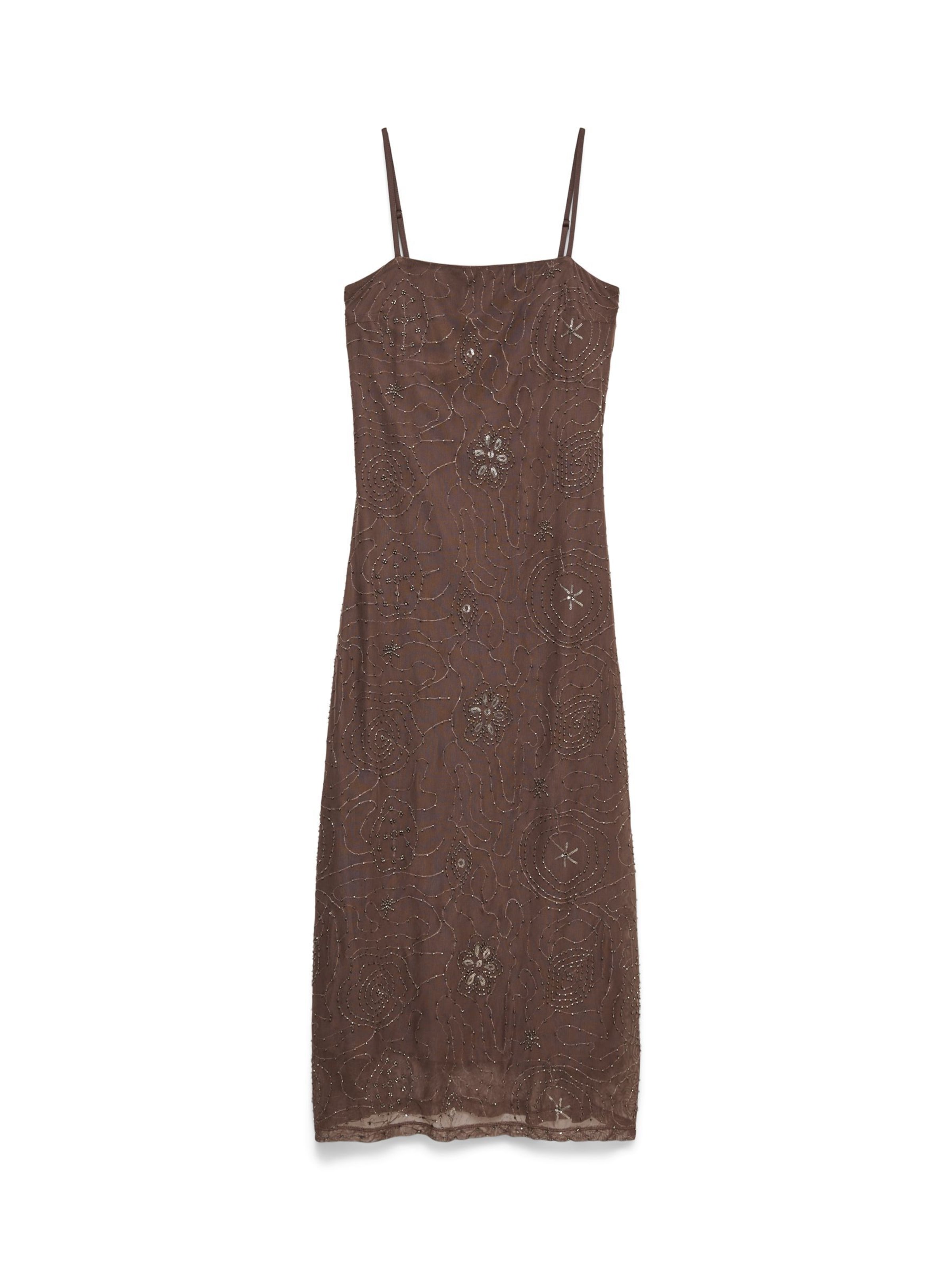 VERO MODA - Vestido 'VMCara' en marrón: frente