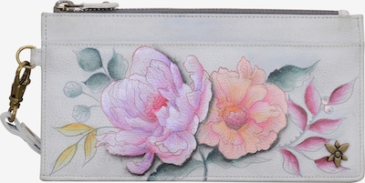 ANUSCHKA Wallet 'BEL FIORI' in Pink / White, Item view
