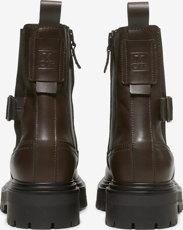 Marc O'Polo Chelsea boots 'Elin 3A' in Bruin