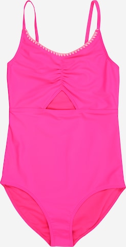 Abercrombie & Fitch Uimapuku värissä vaaleanpunainen: etupuoli
