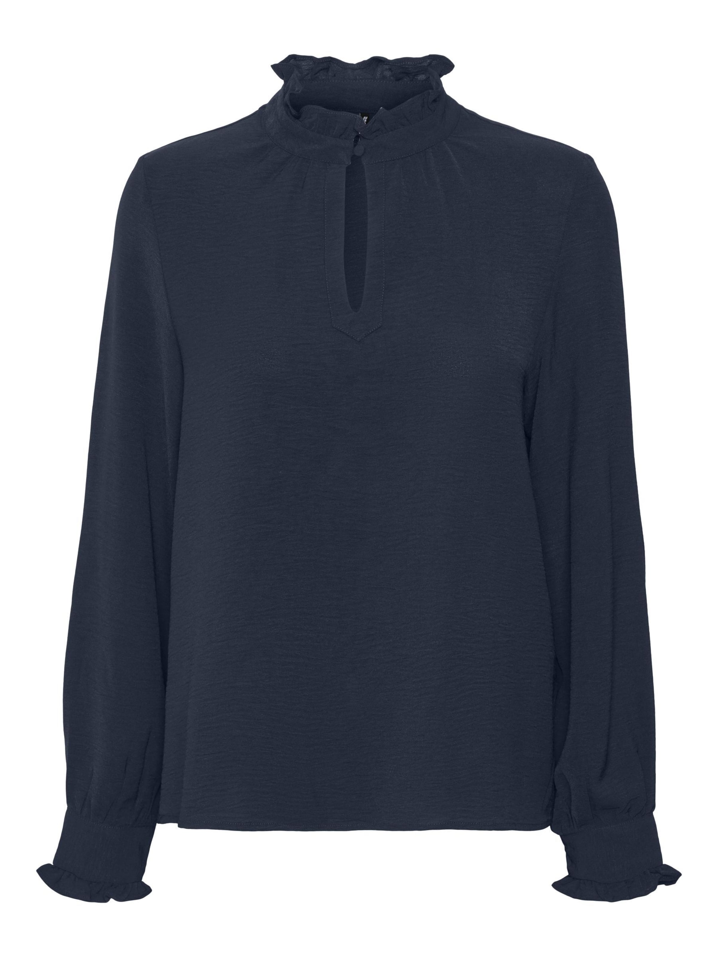 VERO MODA Blouse 'ALVA ' in Blauw: voorkant