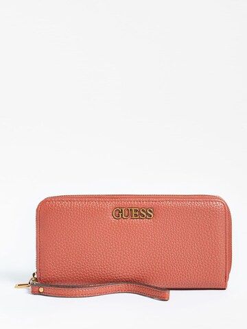 GUESS Wallet 'Alby' in Brown