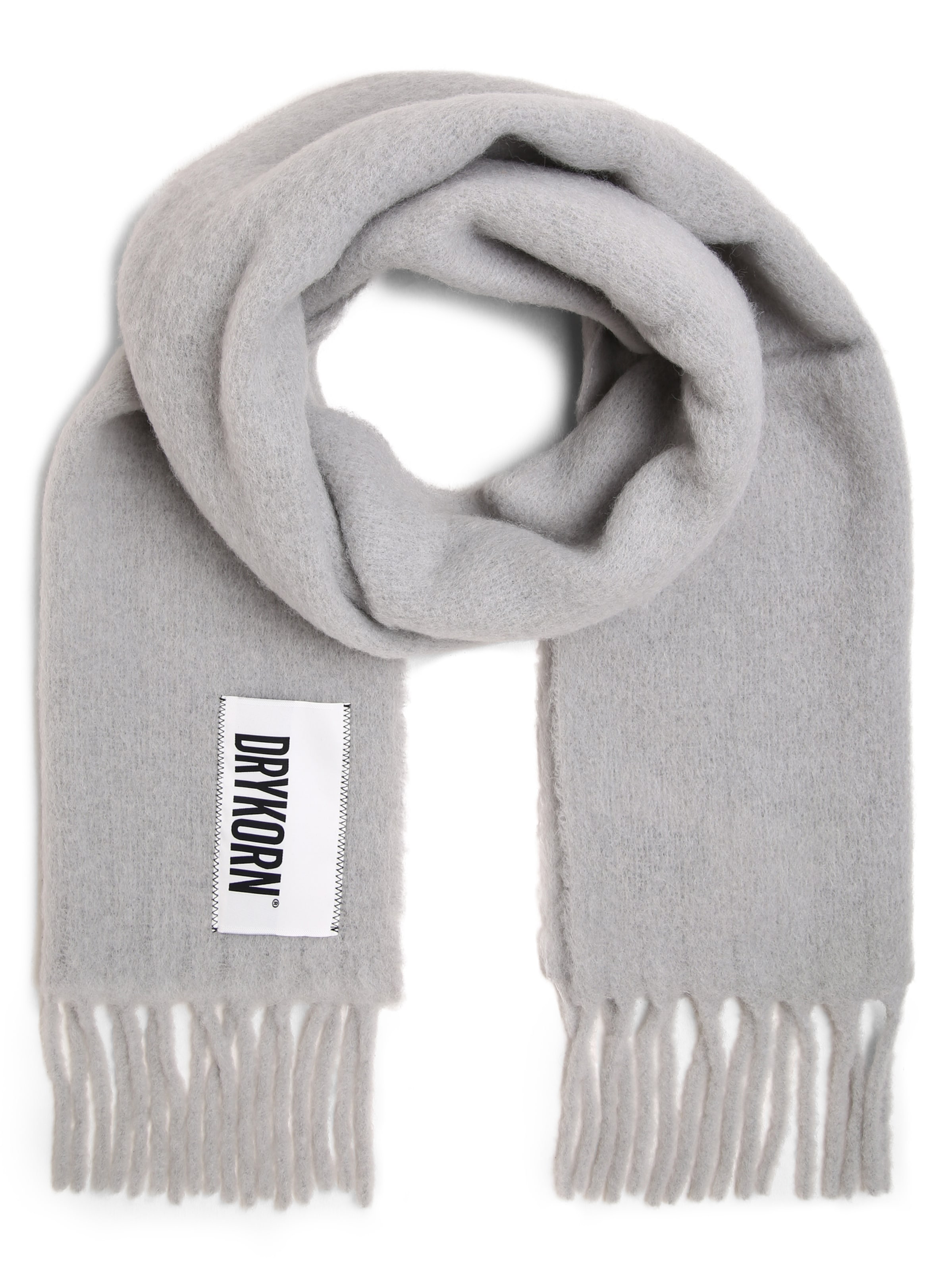 DRYKORN Sjaal 'Kasay' in Grijs: voorkant