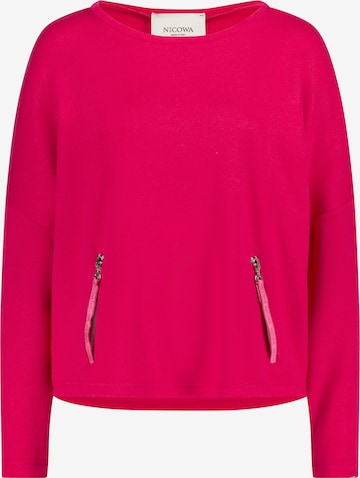 Nicowa Sweater 'Logiwa' in Pink: front