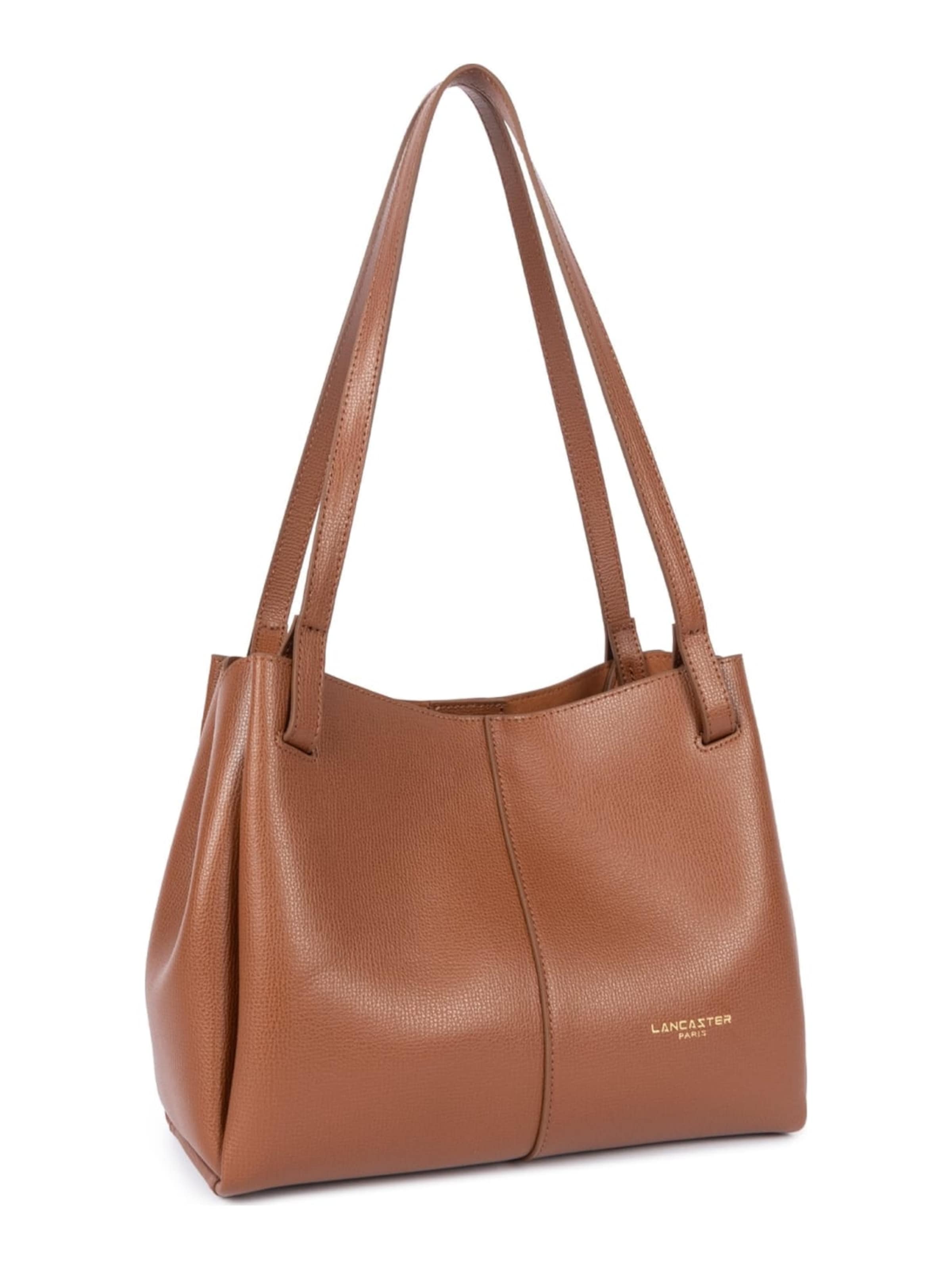 LANCASTER Paris - Shopper 'Lancaster Sac cabas épaule S Sierra Haus Camel' en marrón