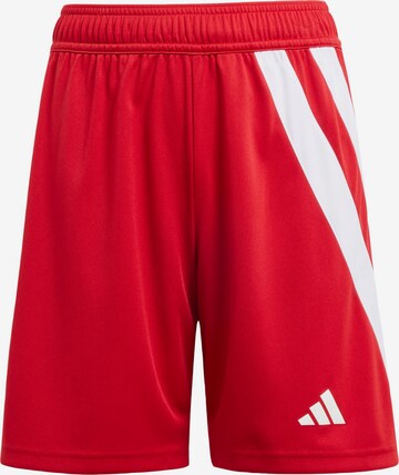 ADIDAS PERFORMANCE Sportbroek 'Fortore 23' in Rood: voorkant