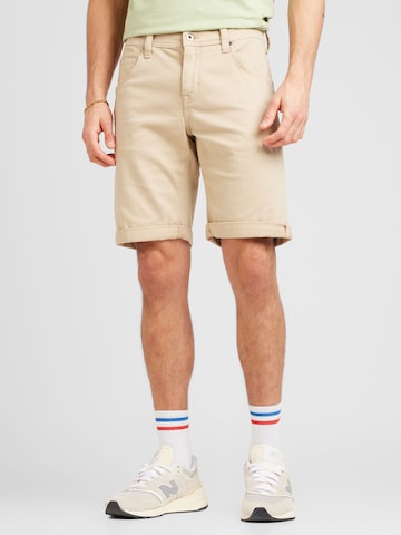 MUSTANG Regular Shorts 'CHICAGO' in Beige: predná strana