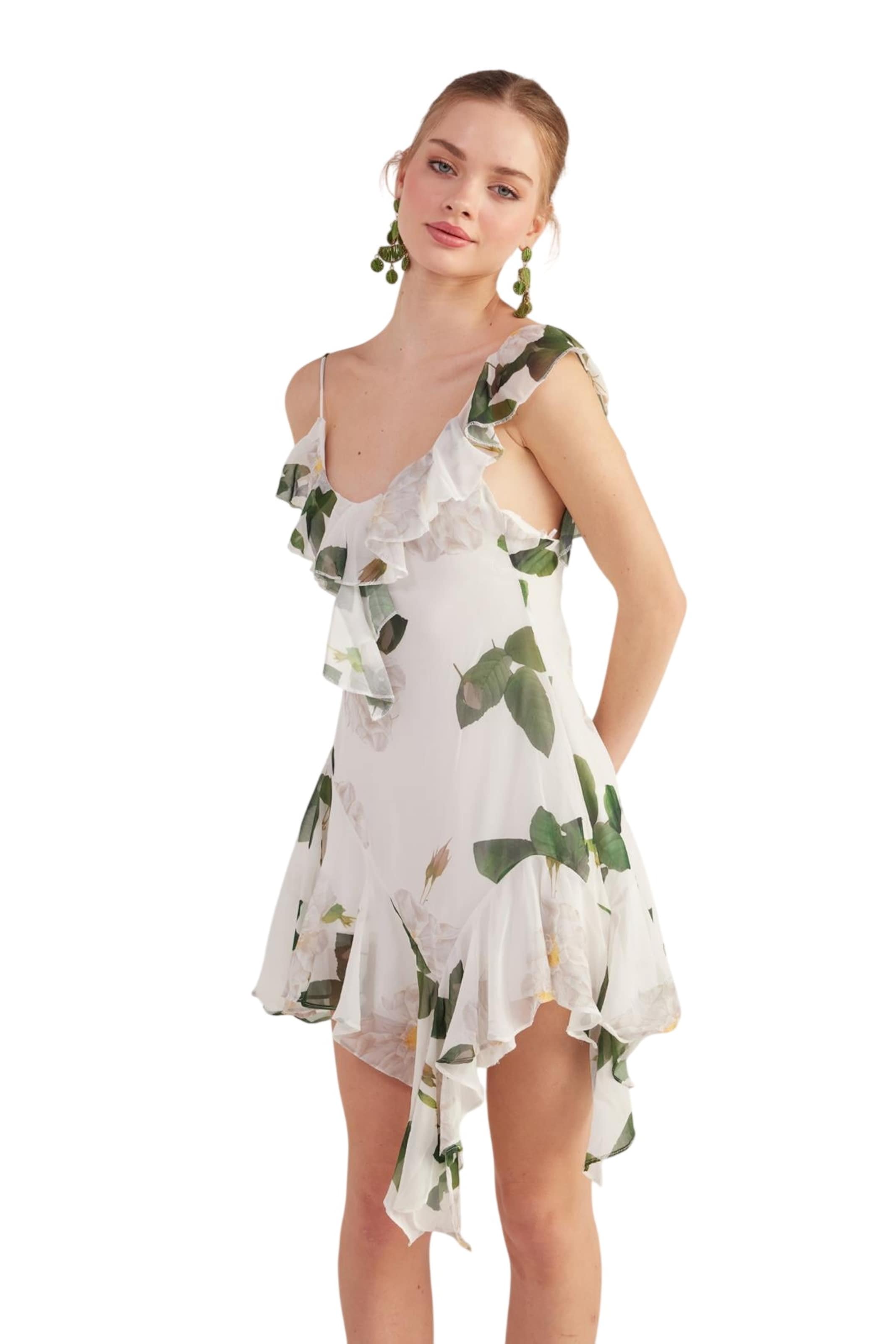 HOLLY LOLLY Kleid in Weiß: Vorderseite