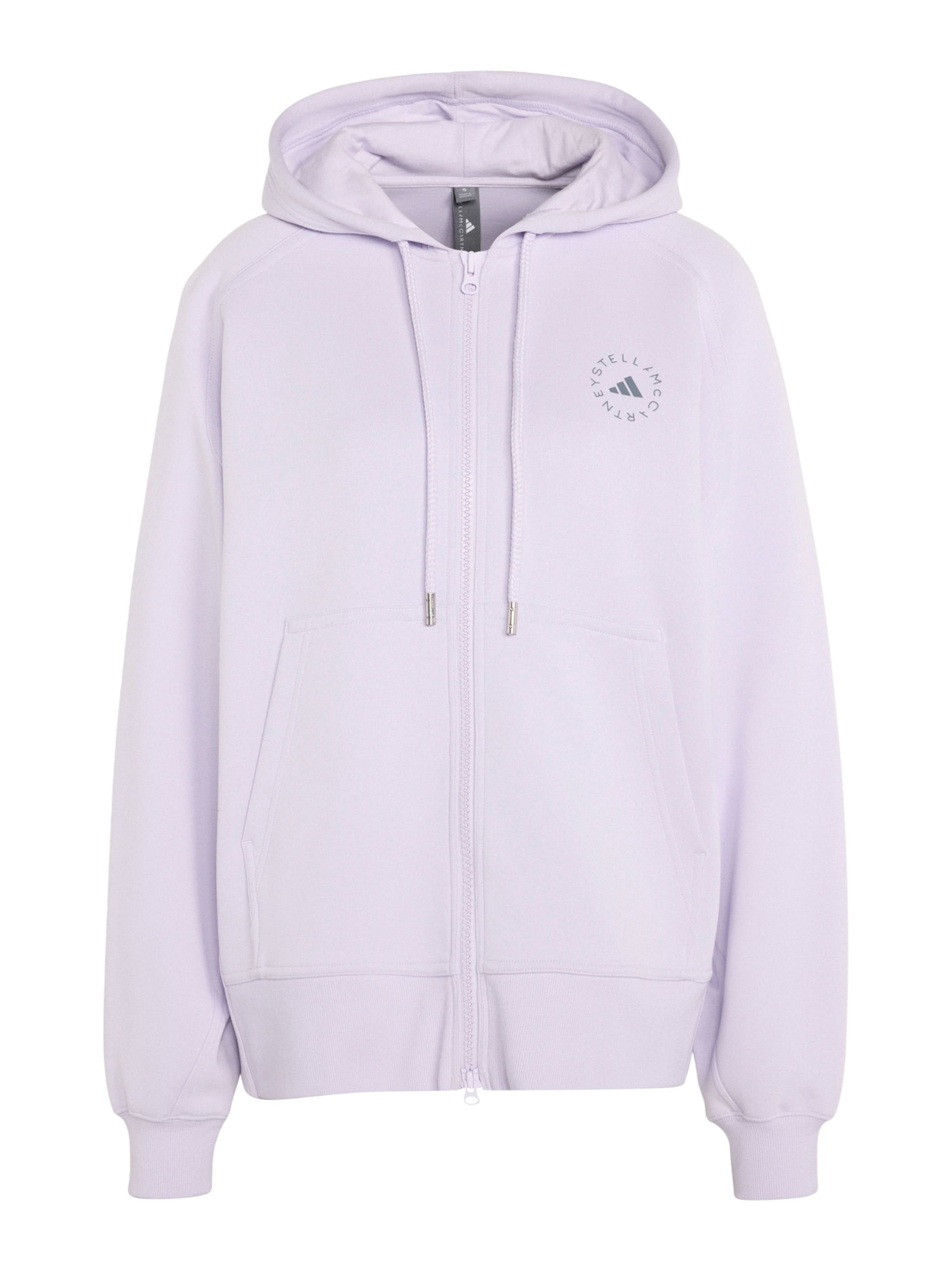 ADIDAS BY STELLA MCCARTNEY Sportief sweatvest in Lila: voorkant