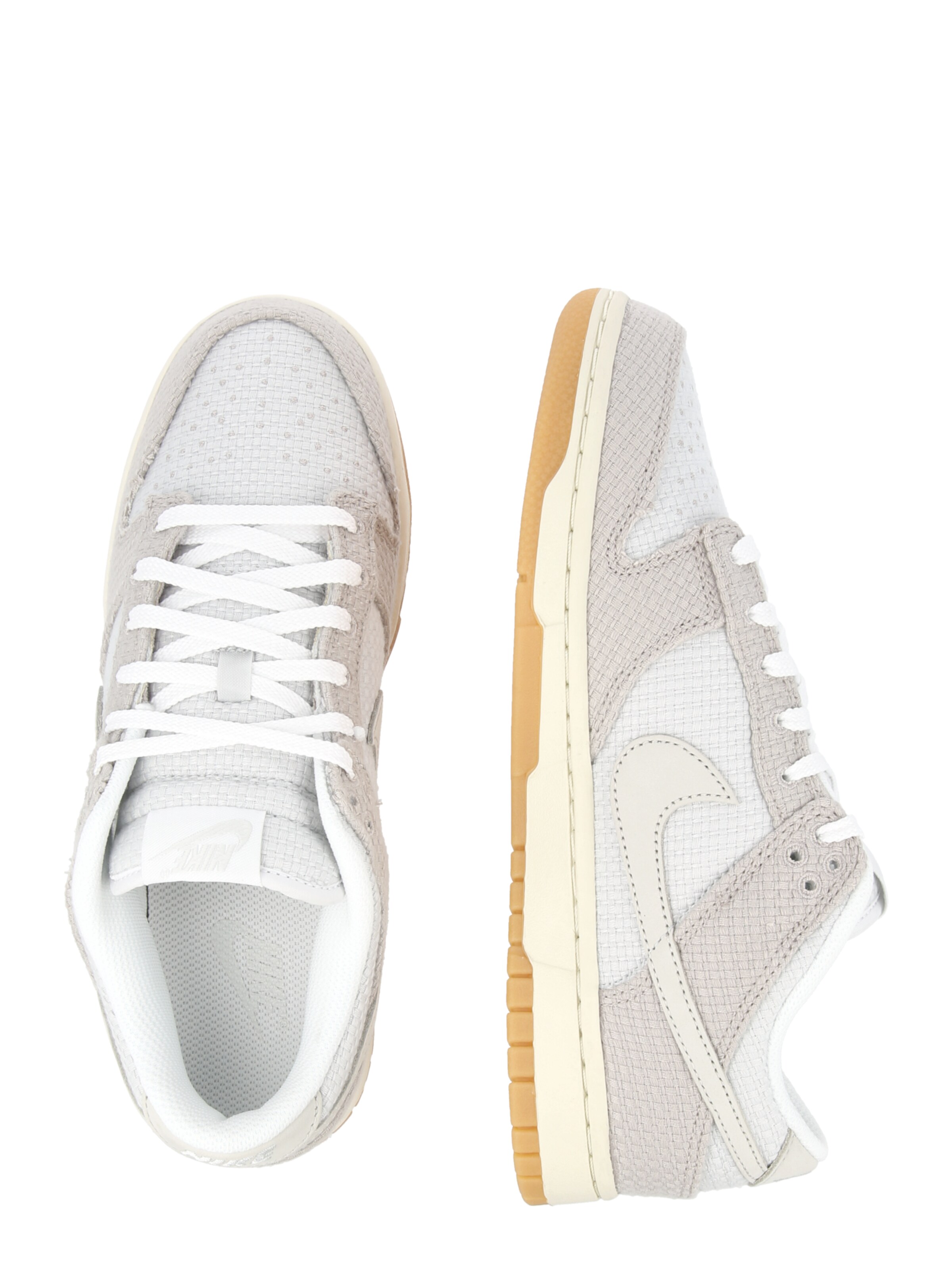 Nike Sportswear Matalavartiset tennarit 'Dunk' värissä valkoinen