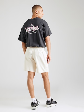 ADIDAS ORIGINALS Normalny krój Spodnie 'Essentials' w kolorze biały