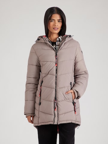 Sublevel Χειμερινό μπουφάν σε καφέ: μπροστά