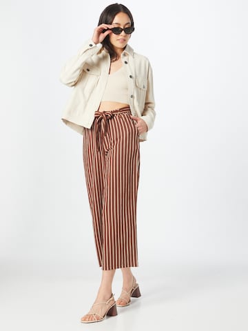 TOM TAILOR DENIM Loose fit Pants in Brown