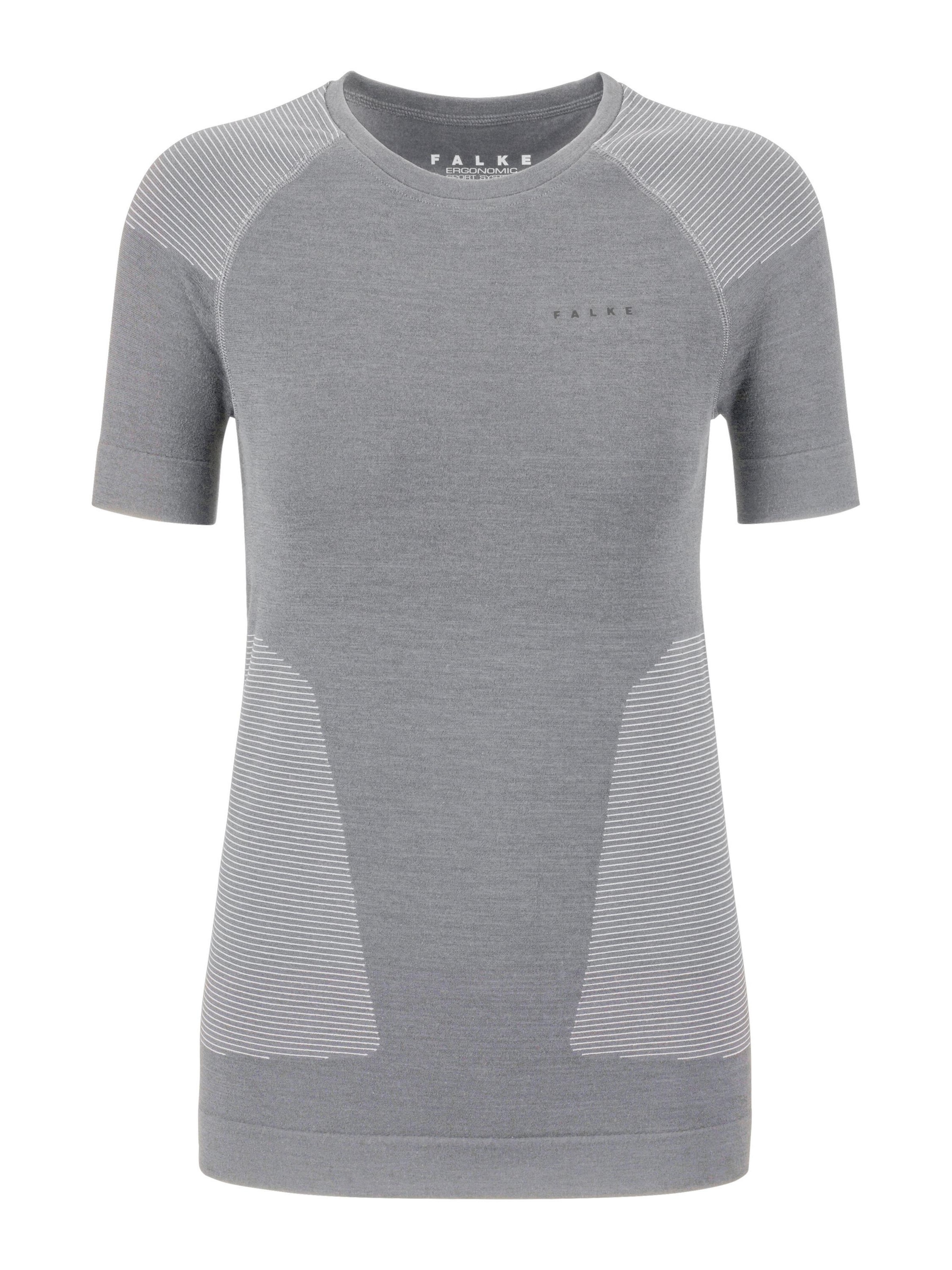FALKE Base Layer 'Backpack-Ready'‌ in Grau: Vorderseite