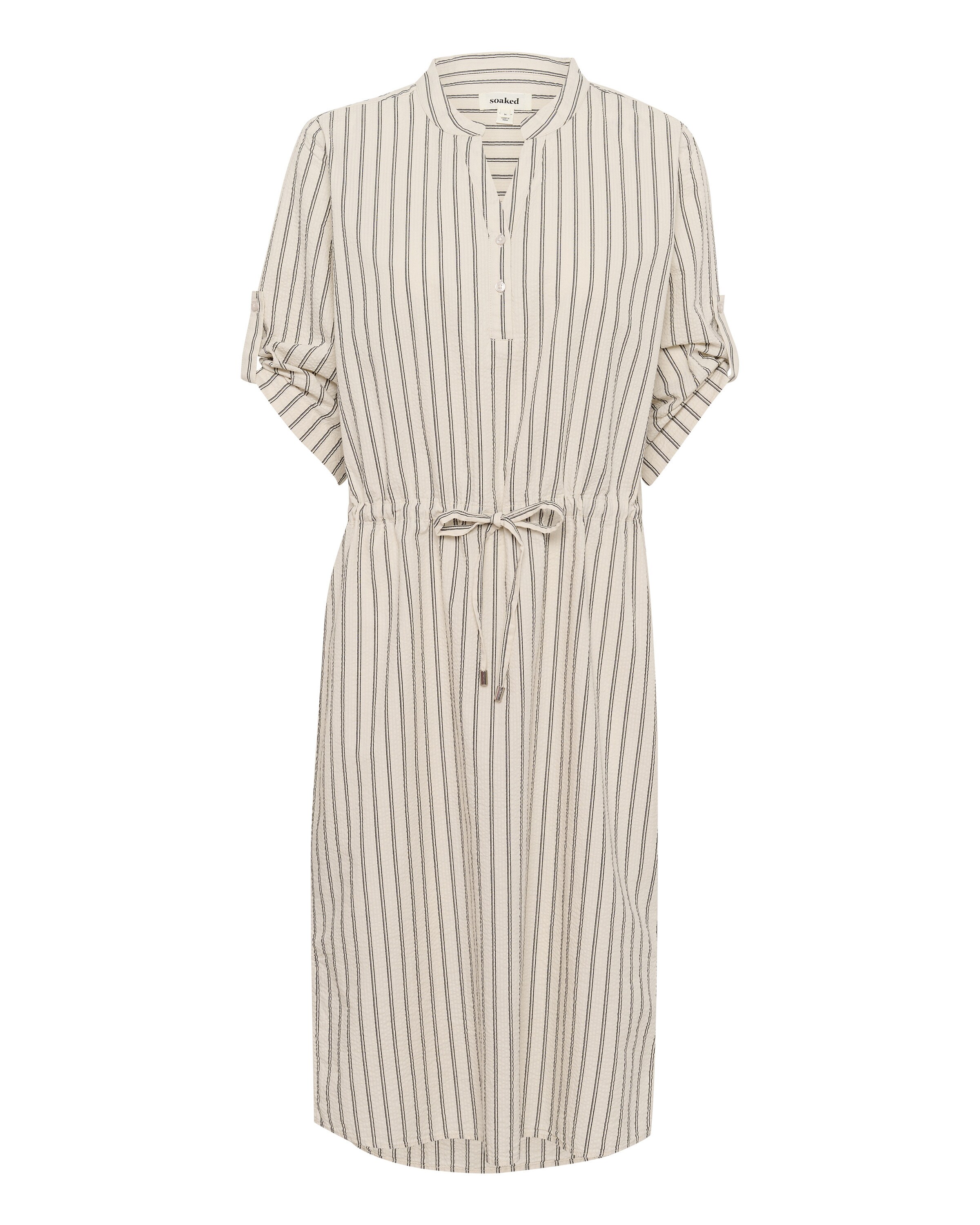 SOAKED IN LUXURY Blusekjole 'SLAnvitte Zaya' i beige: forside