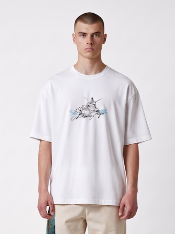 Alessandro Magno Shirt 'Chapter 8' in White: front