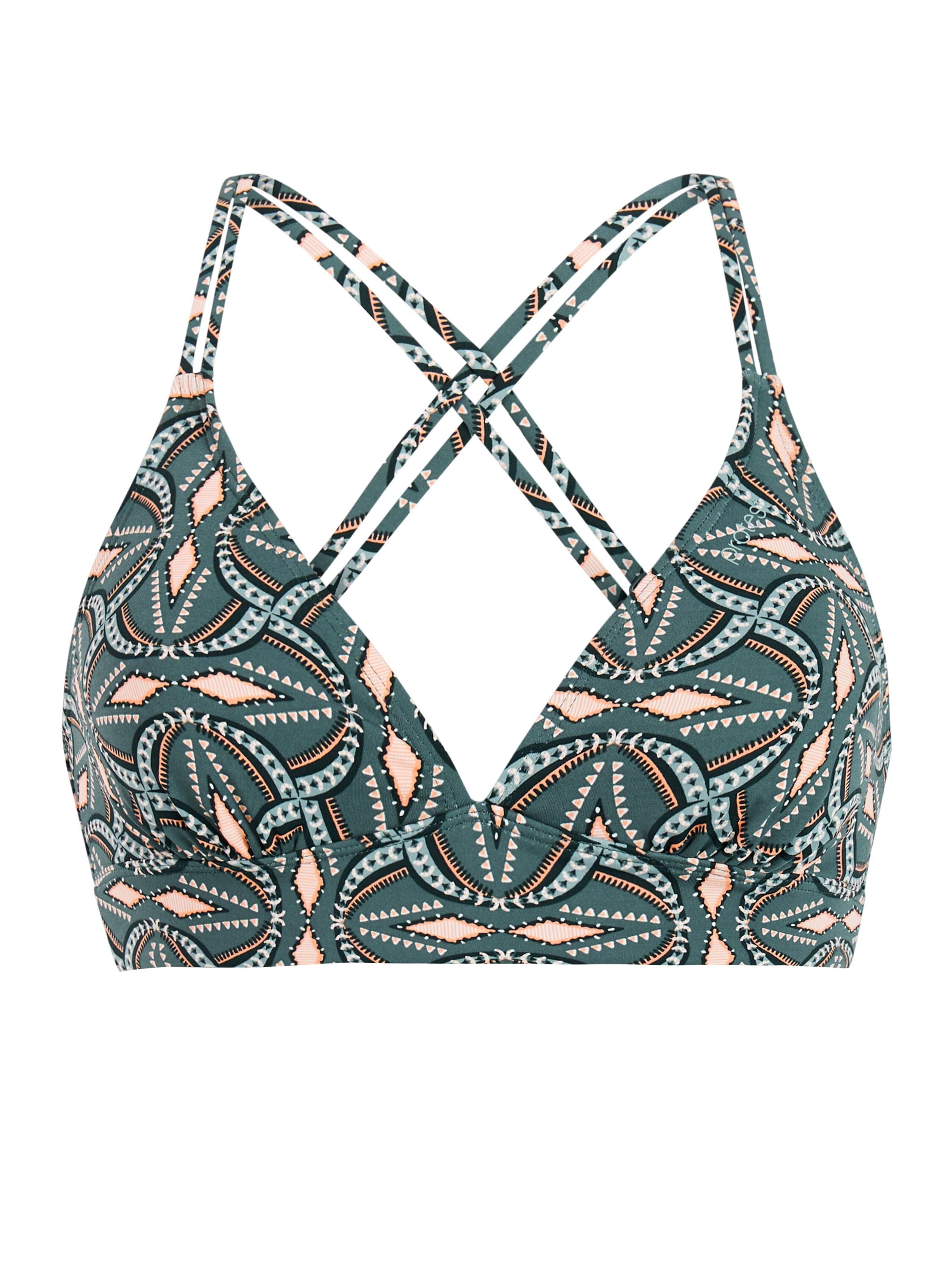 PROTEST Triangel Bikinitop 'MIXRelax'‌‌‌‌‌‌‌ in Grün: Vorderseite