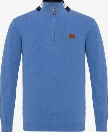 Pulover de la Jacey Quinn pe albastru: față