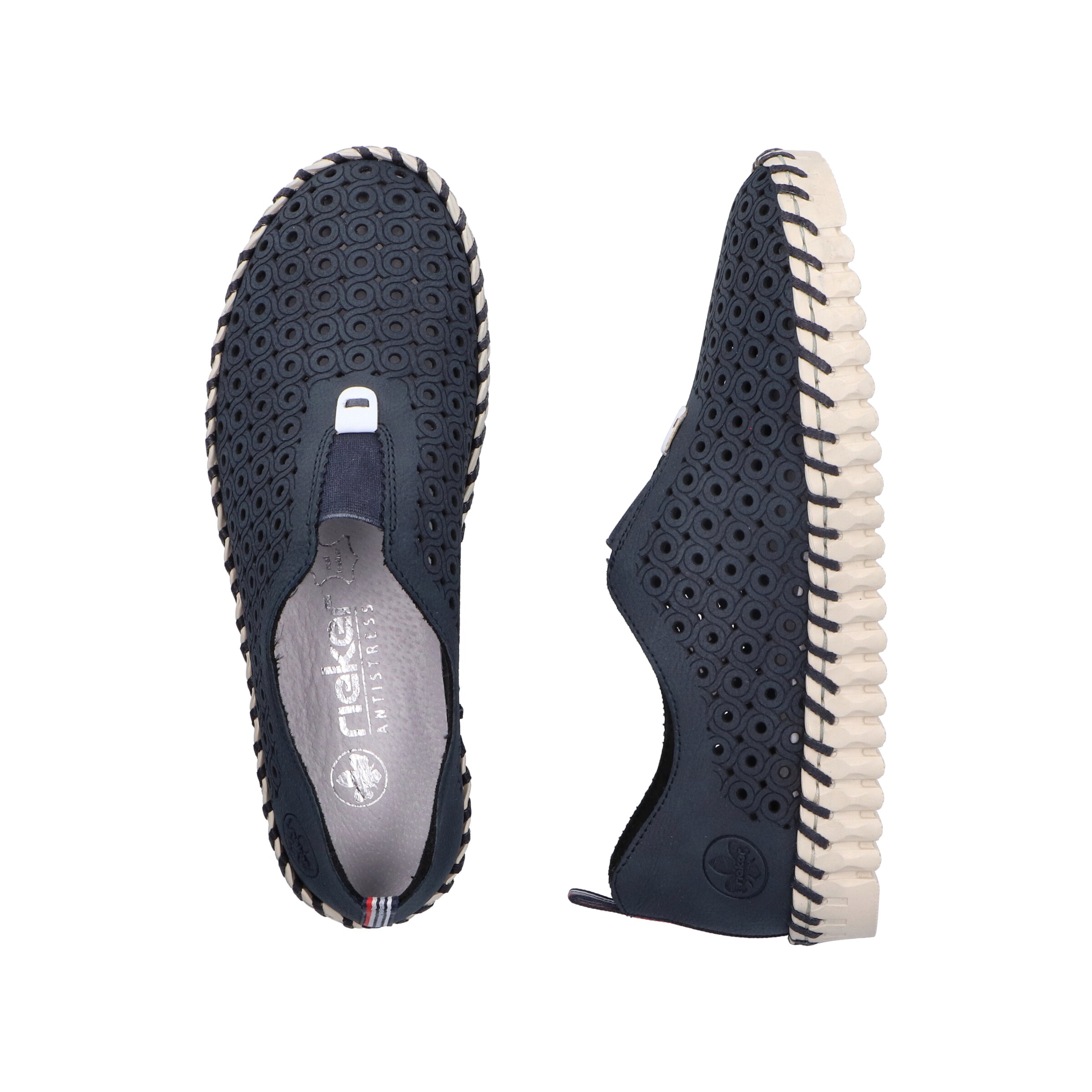 Chaussure basse Rieker en bleu