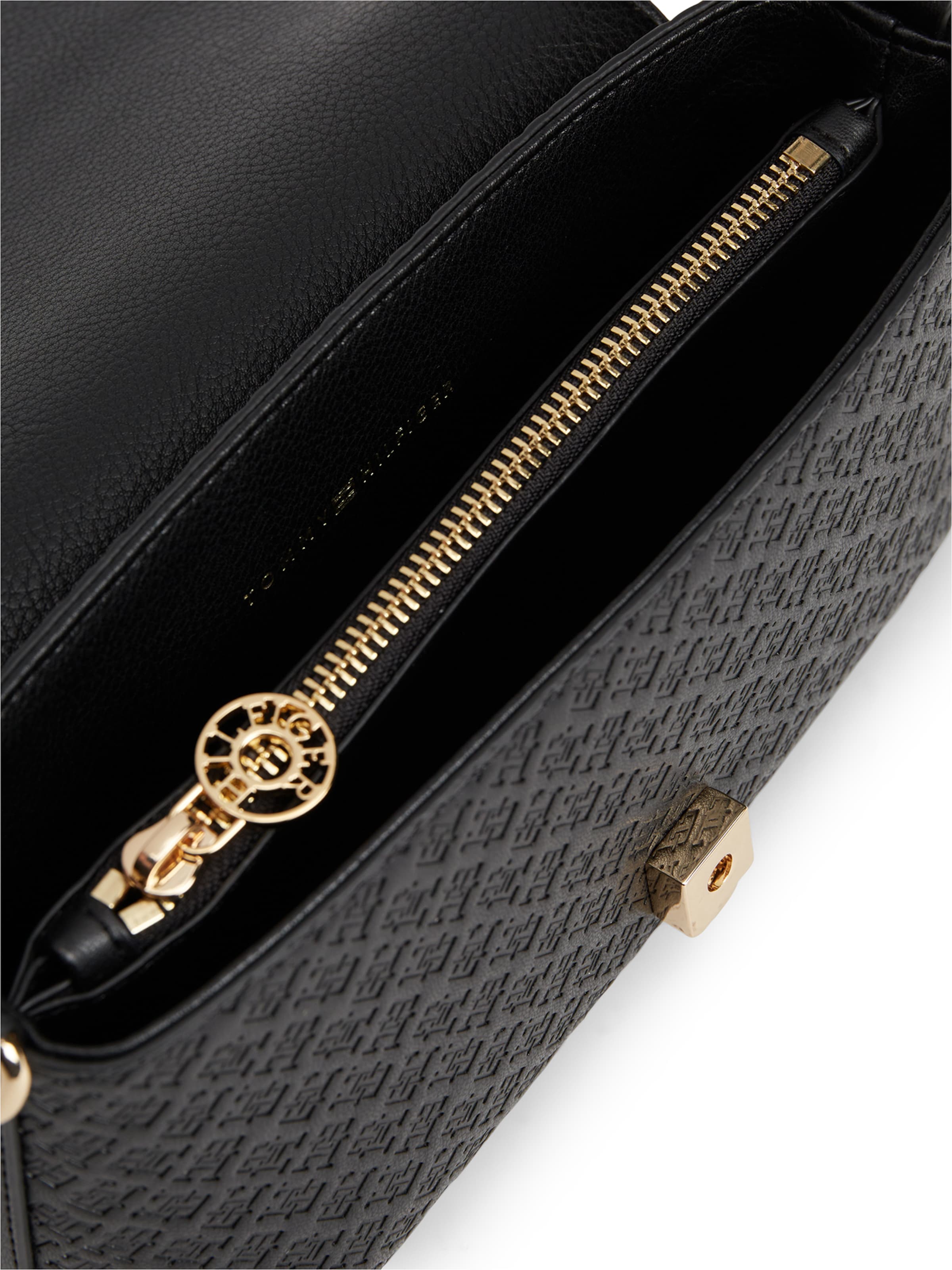 melns TOMMY HILFIGER Pleca soma 'CROSSOVER MONO'