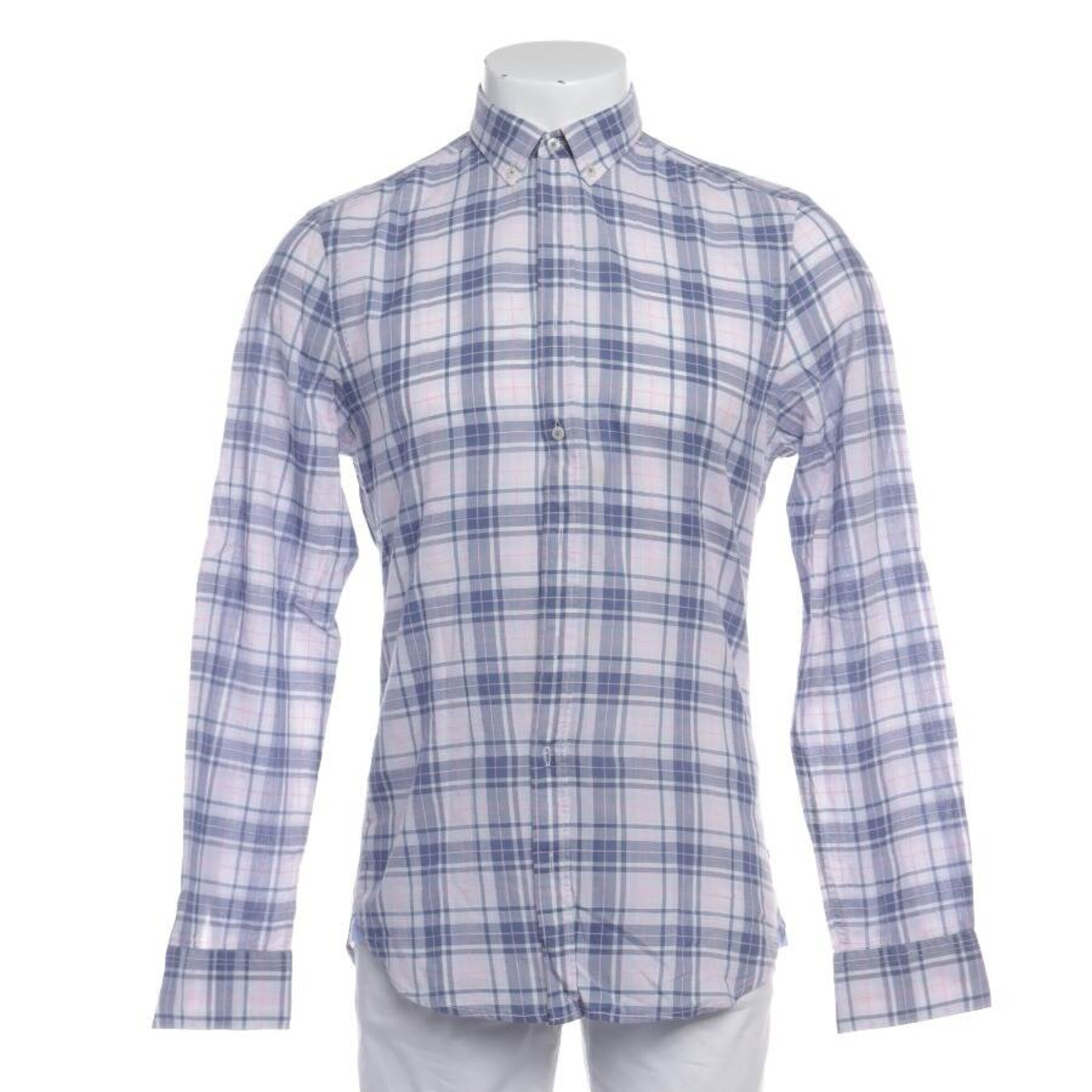 Marc O'Polo Button Up Shirt in S in Blue: front